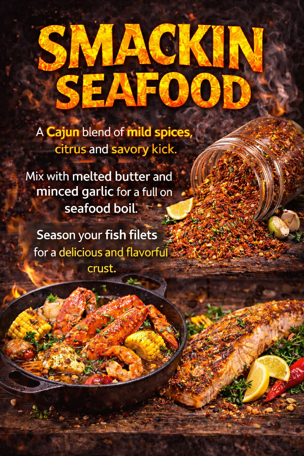 Smackin Seafood Seasoning